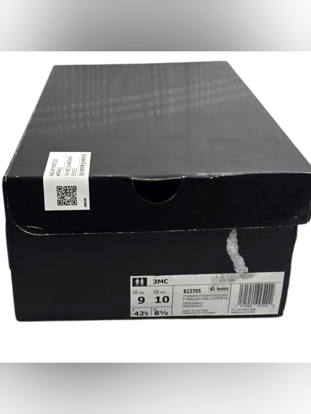 Size 9 Mens 10 Womens - adidas 3MC Vulc Cloud White NIB - Picture 12 of 12